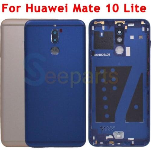 For Huawei Mate 10 lite Battery Cover Rear Door Housing G10 Plus Back Case Chassis For Huawei Nova 2i Mate 10 Lite Battery Cover