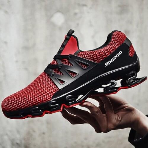 Fall New Casual Shoes Mens Mesh Breathable Blade Zapatillas Hombre 46 Large Size Outdoor Cushioning for Original Sneakers