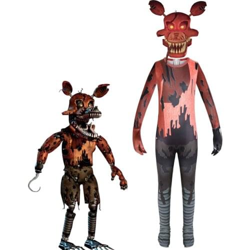 New ! Cosplay Anime Halloween Costume for Kids Boys Girls Horror Bodysuit Party Clothing C43M30