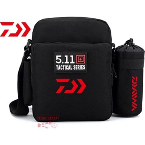 New Daiwa Fishing Bag Mens Shoulder Mountaineering Bag Outdoor Multifunctional Camouflage Backpack Fishing Gear Kit Fishing Bag