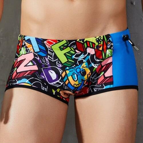 New Seobean mens swim Beach Shorts mayo sungas de praia homens Swimwear men swimsuit Sexy swimming trunks