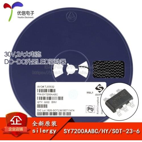 SY7200AABC genuine original screen HY SOT-23-6 DC-DC boost LED driver