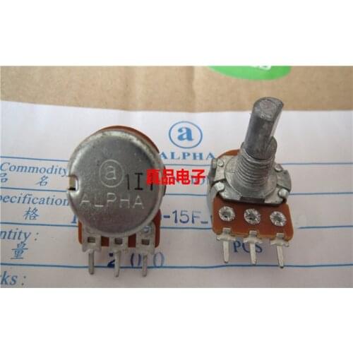 [VK] ALPHA Import Taiwan 148 16 B20K B50K B1M Single Burner Level Potentiometer Handle 15MM switch