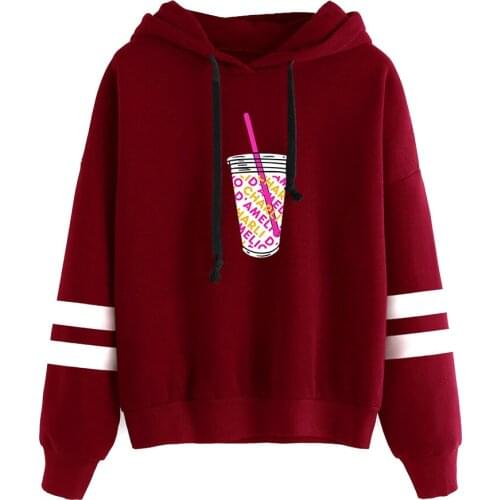 Ice Coffee Splatter Hoodie Sweatshirts Women Hoodie Charli DAmelio Black Hand Embroidery Pullover Unisex Streetwear Hiphop Hoody