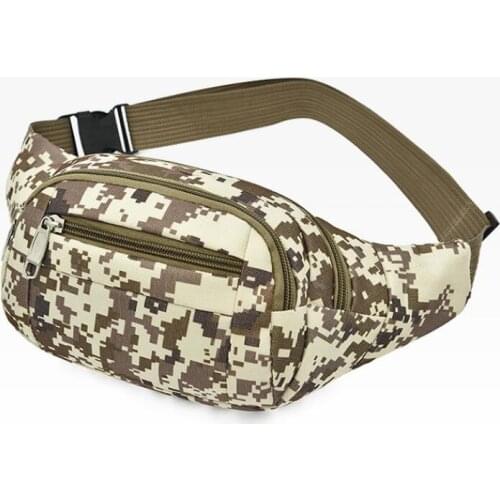 2021 New Camouflage Waist Pack Shoulder Messenger Bag Fashion Chest Bag