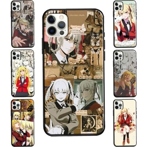 Mary Saotome Kakegurui Anime For iPhone 12 Pro Max 12 mini Case For iPhone 11 Pro XS Max 7 8 Plus SE 2020 X XR Cover