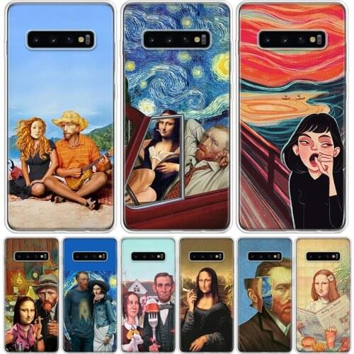 Spoof Art Cover Phone Case For Samsung Galaxy A51 A71 A50 A10 A20E A30 A40 A70 M30S A01 A21 A6 A7 A8 A9 Plus + Coque