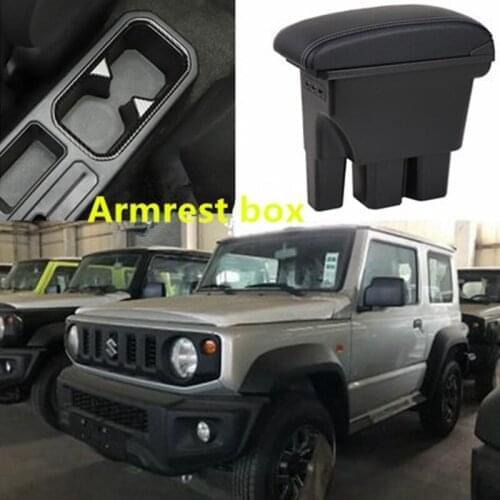 For Suzuki Jimny Armrest Jimny 2021 2020 2019 2018 2017 JB74 Car Armrest box Storage box car Interior accessories USB