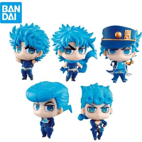 Bandai JoJos Bizarre Adventure Figure Gacha Model Anime Heterochromatic Version Japanese Animation Collectible Childrens Toys
