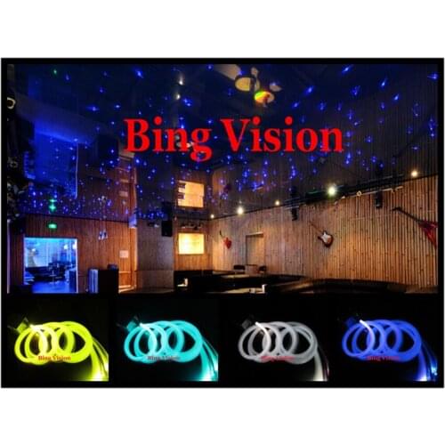 Fiber Optic lighting kit, mixed 340 strands 6m ,0.5mm 0.75mm1.0mm+1.5mm + crystal ,twinkle , and twinkle speed control