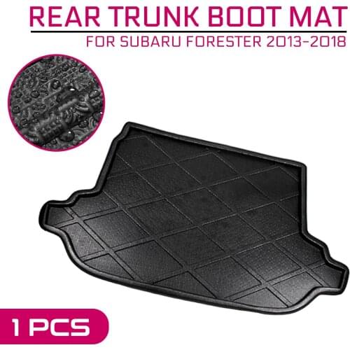 Carpet Car Floor Mat Rear Trunk Anti-mud Cover For Subaru Forester 2013 2014 2015 2016 2017 2018
