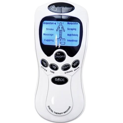 TENS Acupuncture Body Massage Digital Therapy Massager Muscle Stimulator Electrostimulator Ems Meridian physiotherapy HealthCare