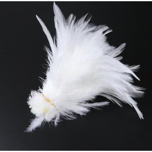 100pcs Natural Rooster Feathers 10-15cm Pheasant Feather for Crafts Fly fish Plume Decoration Diy Sewing Accessory