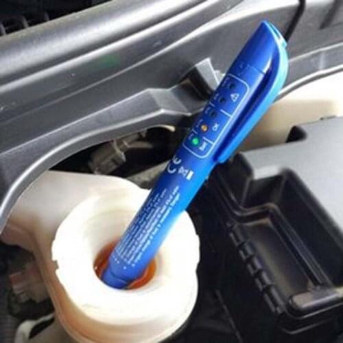 2019 New Brake Fluid Liquid Tester Pen With 5 LED Car Auto Vehicle Tools Diagnostic Tools Mini Brake Fluid Tester