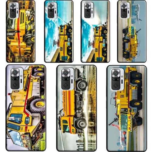 Fire Truck For Xiaomi Redmi Note 8 9 Pro Note 10 Pro 8T 9S Case Cover For Redmi 9T 9A 9C 7A 8A K40