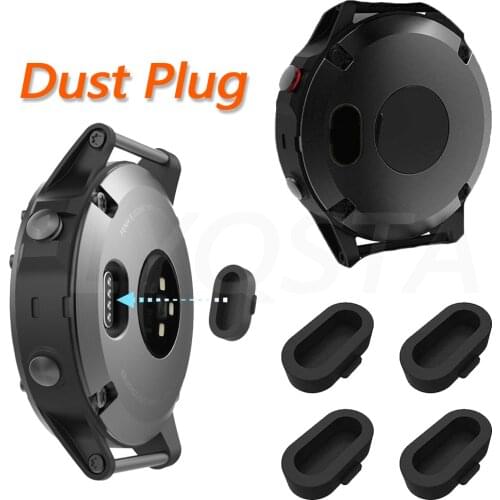 Dust plug Smart watch 10X Watch Sensor Plug Anti-Dust Cover Cap For Garmin Fenix 6S 6 6X Pro/5S 5 5X Plus wrist Straps Dustproof