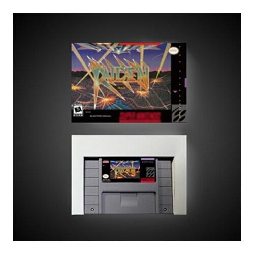 Raiden Trad - Action Game Card US Version with Retail Box