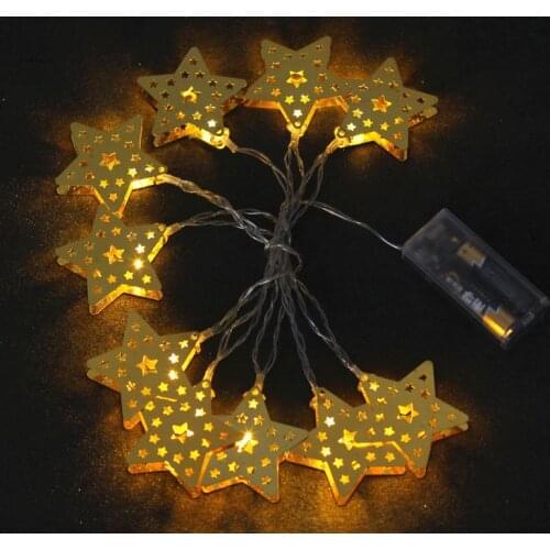 LED Fairy String Light Moon Islam Muslim Ramadan Led Light String Hanging Party Decor Festive Party Supplies