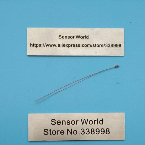 10pcs High-quality single-ended glass sealed NTC thermistor diameter 1.6mm 10K 50k 100k 1% 3950