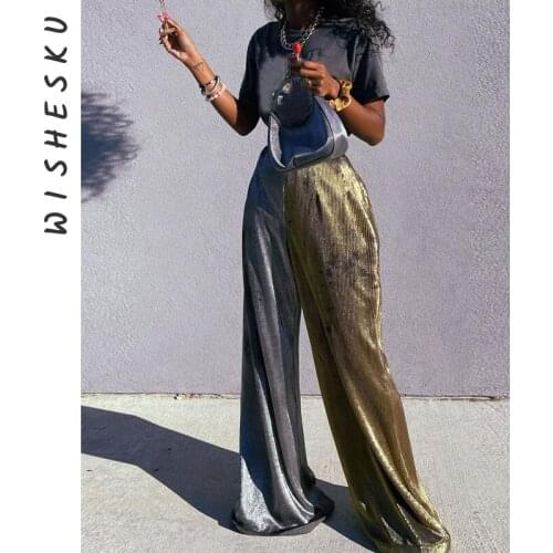 WISHESKU Women's Loose Pants