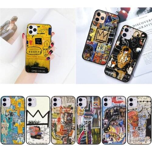 Zororong jean michel basquiat Phone Case For iPhone 12 Mini 11 Pro XS Max X XR 7 8 Plus