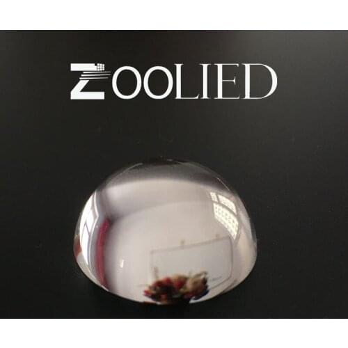 2pcs/lot Dia 12mm F11.6 Half Glass Ball Lens High Precision Glass Crystal Focus Lens Plano-Convex for Optical Instrument 15004