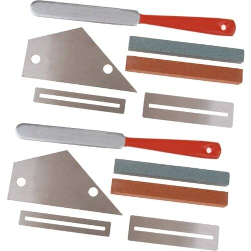 2x Guitar Supplies Fret Rocker Fret File Grinding Stone Fretboard Guard