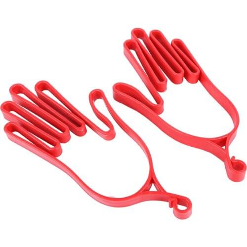 2pcs Golf Gloves Hanger Red Durable Plastic Golf Gloves Stretcher Golf Gloves Hanger Outdoor Sports For Baseball Football Gloves