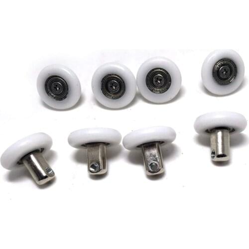 4pcs/8pcs Shower Door ROLLERS/Runners/Wheels 19mm -27Diameter Replacement Parts CY-104