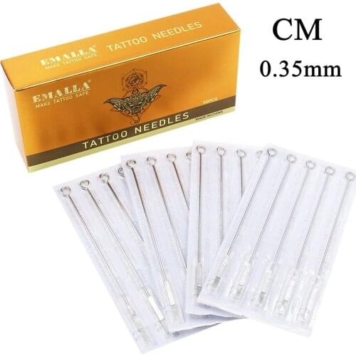 50PCS Curved Magnum Premium Tattoo Needles For Tattoo Machine 0.35MM Sterilized Tattoo Needle 5/7/9/11/13CM