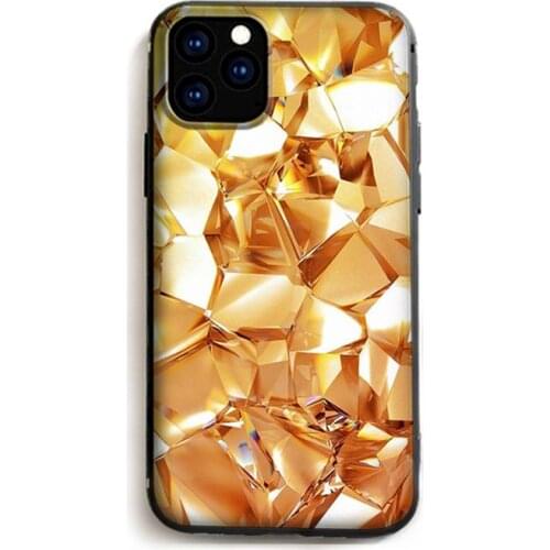 Golden gold pattern printed flower Phone Case for iPhone 11 12 Pro mini pro XS MAX 8 7 6 6S Plus X 5S SE 2020 XR phone case