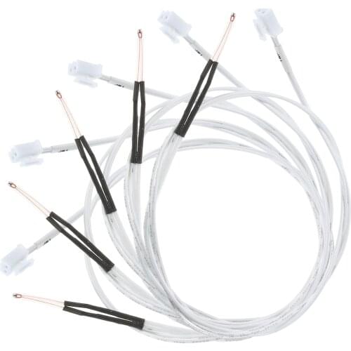 3pcs Anet A8 plus ET4 NTC 3950 Thermistor Sensor 100K 0.5 Meter Wiring Cable Pin Head for ET4 ET4X ET4PRO ET5 3D Printer parts