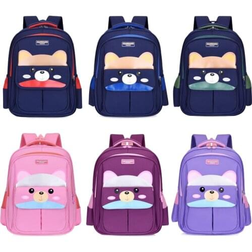 Childrens Backpack School Bags For Primary School Students 1-3-5 Grades Kids Schoolbag For Boys And Girls Cartoon Bookbags