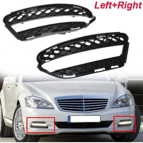 Fog Light Trim Driving Lamp Set for Mercedes Benz W221 S550 2007-2013 S400 Left 2218851722 Right 2218851822