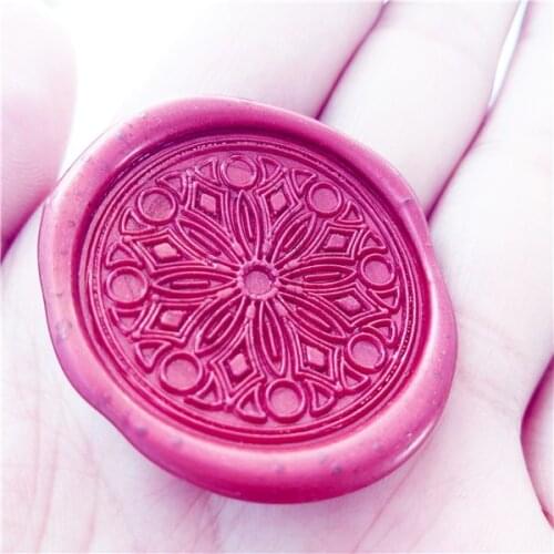 Flower Love letter,sealing wax stamp for invirtation 1pcs Gothic Style Elements Gold Plated Wax Seal Stamp