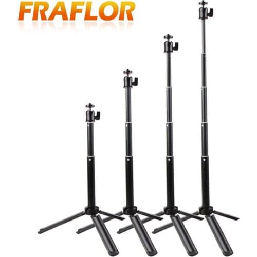 Portable Universal Tripod Mini Portable Aluminum Alloy Camera Shutter Clip Holder Tripod Camera Accessory for GoPro Phone Camera