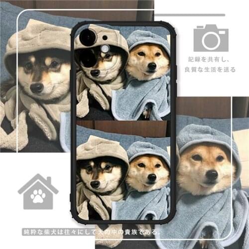 Silicone Case For iPhone 11 case For iPhone 12 pro mini XS Max XR X SE 2020 7 8 Plus 12 Pro Max case Cover Dog Pattern Shell