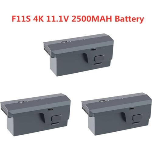 SJRC F11 PRO 4K GPS Drone LiPo Battery Spare Accessory 11.1V 2500mAh Dark Gray for RC Drone Quadcopter Smart Lipo Battery