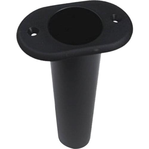 Concealed storage holder for plastic fishing rods for the assembly of