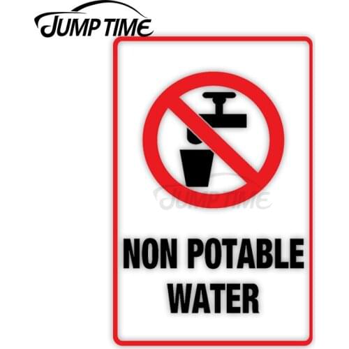 Jump Time 8cm x 13cm Car Sticker Non Potable Water Car Decor Creative Bulding Window Waterproof Vinyl Car Decoration