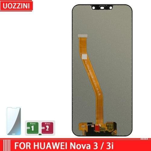AAA Quality for Huawei Nova 3 LCD PAR LX1 Touch Screen Panel Digitizer Assembly FOR Nova 3i display replace INE-LX2