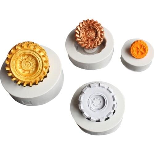 1 pcs Car Tyre Shape Chocolate Silicone Mold Fondant Ice Cube Mould Biscuits Candy Pastry Molds DIY Baking Cake Decoration Tools