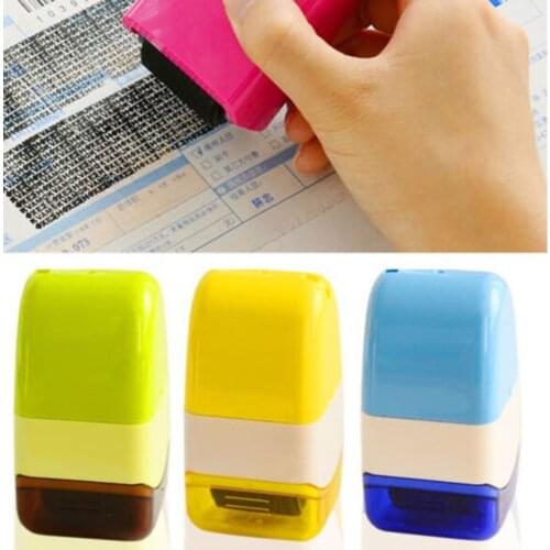 1PCS Stamp Seal Roller Theft Protection Code Guard Your ID Confidentiality Package Private Information Confidential Seal 2
