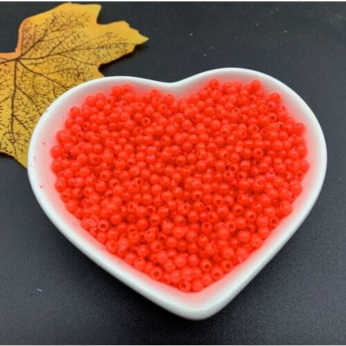 1000/500 pcs /lot 3/4mm Multi Colors Acrylic Round Beads For DIY Bracelets & Necklaces Jewelry Makings Accessories#ZV10