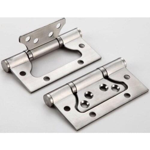 4 inch 3mm thick stainless steel Hinge hinge silent Door Hinges with Screw X100