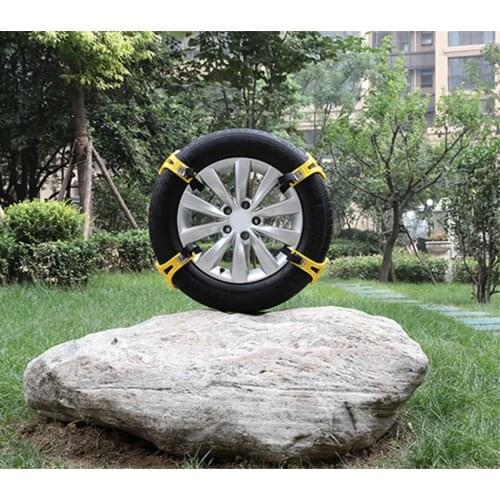 4Pcs/set Truck Car Snow Wheel TPU Chains Tire Anti Skid Belt Chain Belt