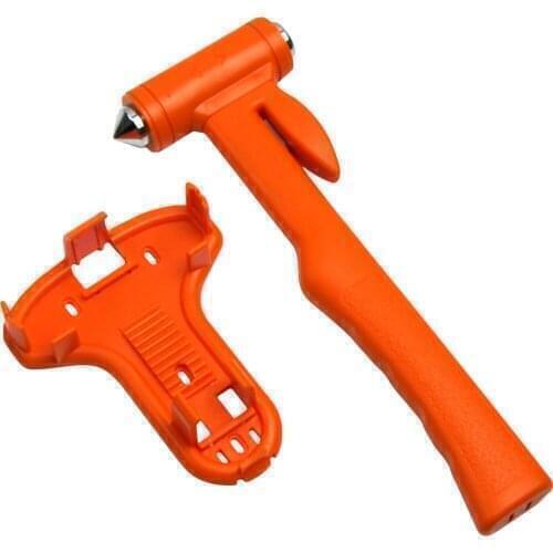 Vehicle-Mounted Security Hammer 2-In-1function Emergency Tool Auto Escape Break Hammer Window Belt Cutter Tool Elegant