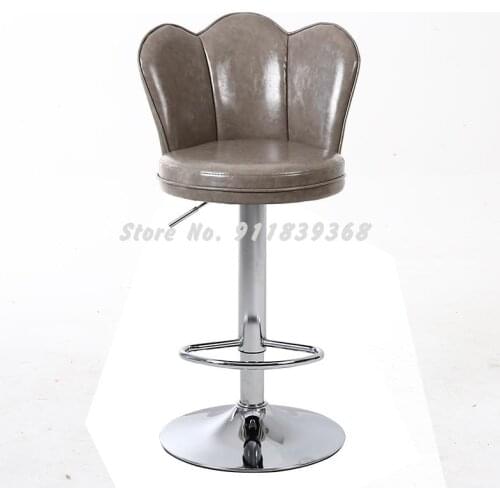 Bar Chair Modern Simple Lift Chair Net Red Back Chair Creative Cashier Front Desk Chair Nordic Rotary High Stool