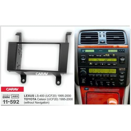 CARAV 11-592 Car Stereo Radio Fascia Plate Panel Frame Kit For TOYOTA Celsior LEXUS LS-400 car radio fascia installation kit