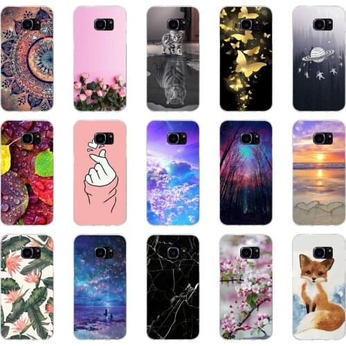 A For Samsung Galaxy S7 egde case Cover for Samsung Galaxy S6 edge Case for Samsung S7 S6 G920F i9600 Cover Silicon Fundas